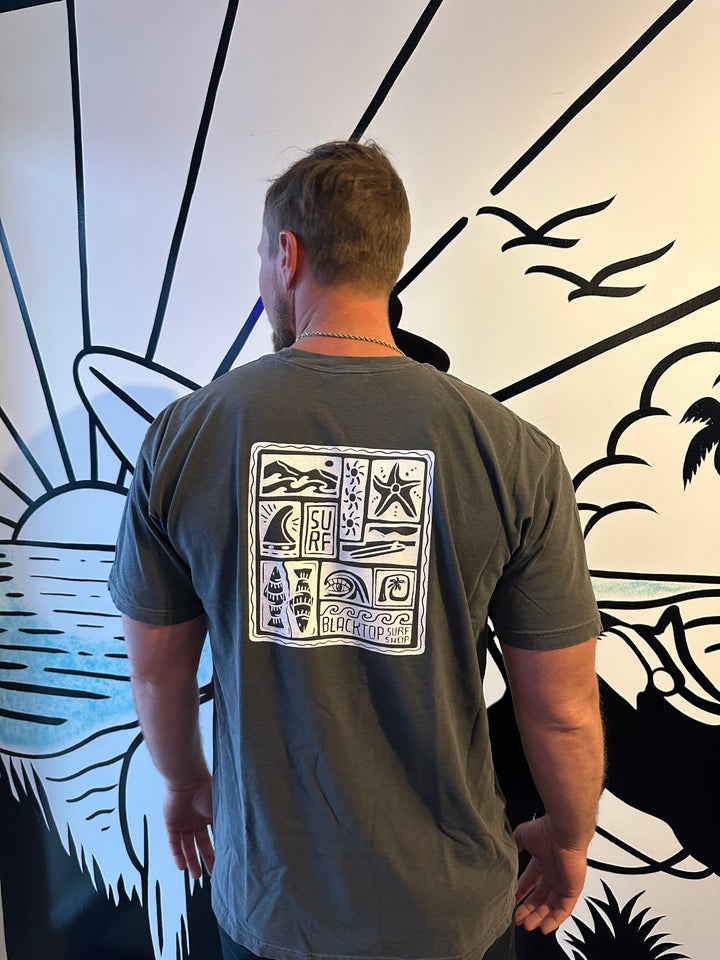 Geo Surf Tee in Pepper