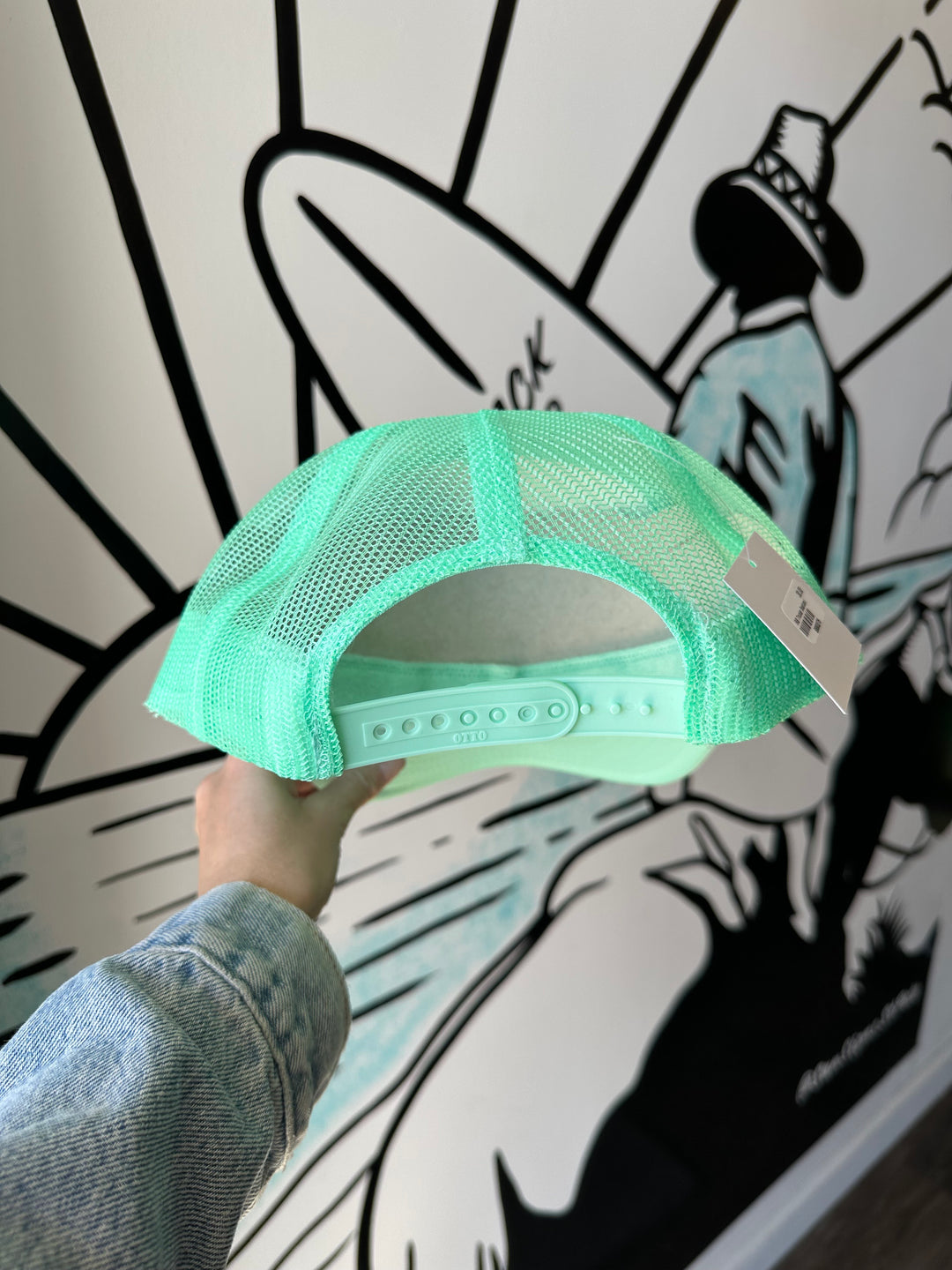 IRB Trucker in Seafoam/Deep Blue
