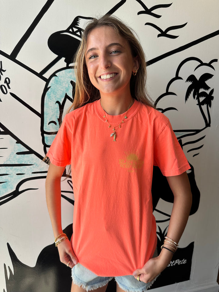 Blacktop Sun Tee in Sunset