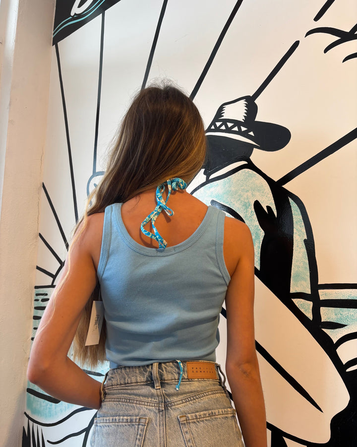 Professional Sunbather Tank in Sky Blue