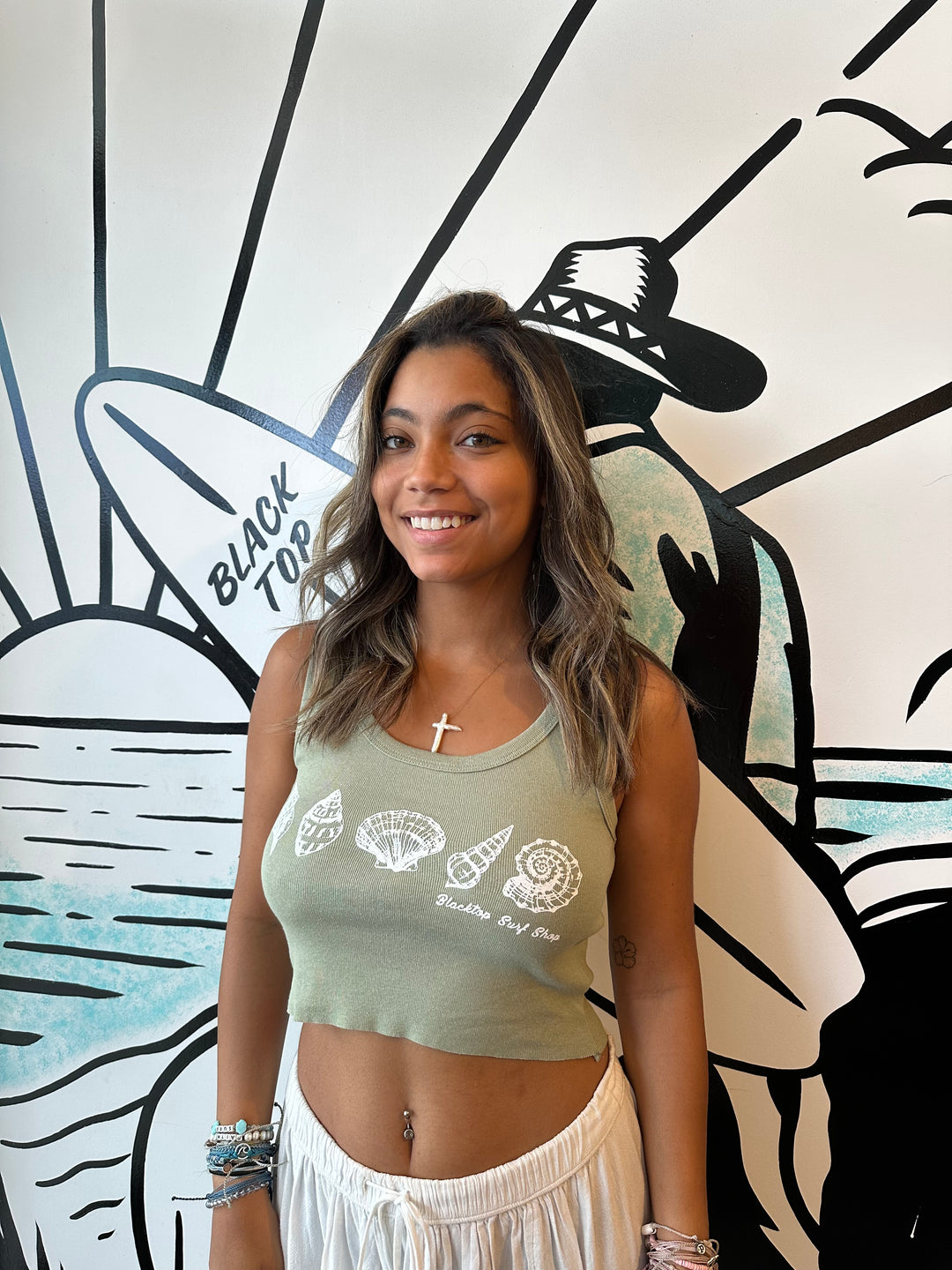 Mermaid Treasure Tank in Artichoke
