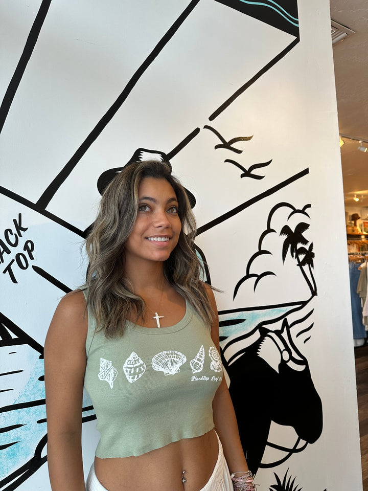 Mermaid Treasure Tank in Artichoke