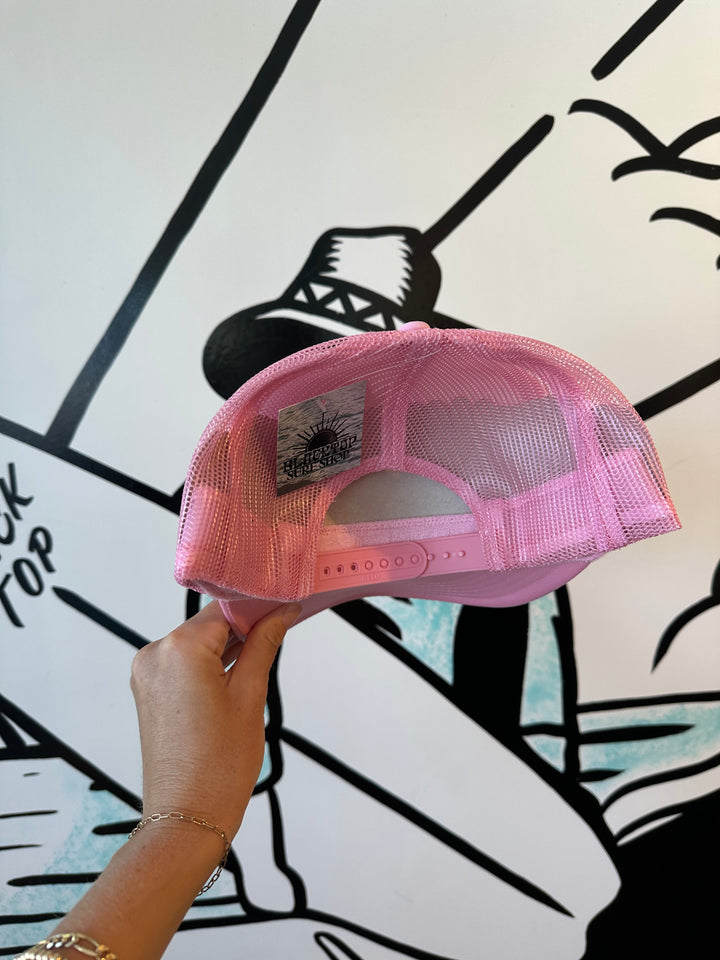 Professional Sunbather Trucker in Pink