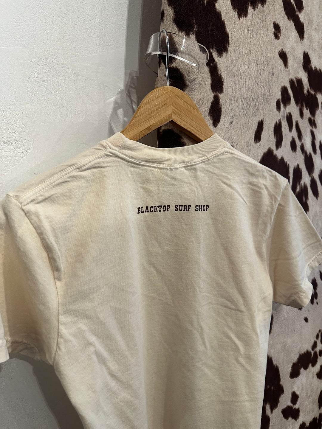 Brooke Bolo Tie Boxy Baby Tee in Natural