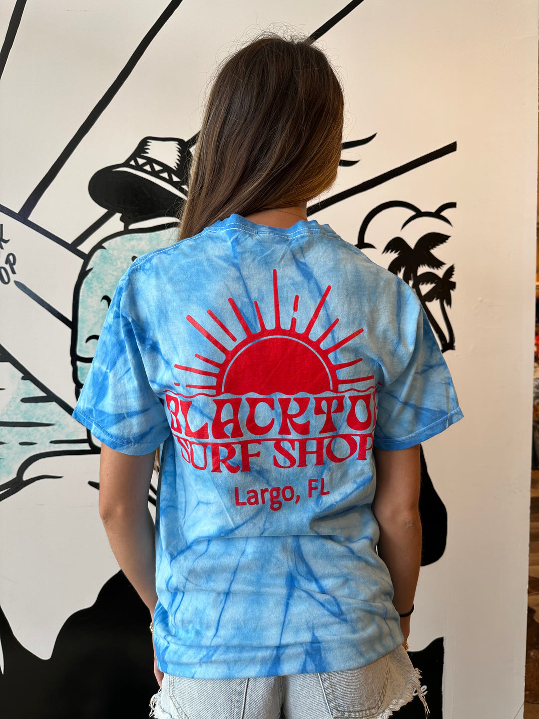 Blacktop American Summer Tie Dye Tee