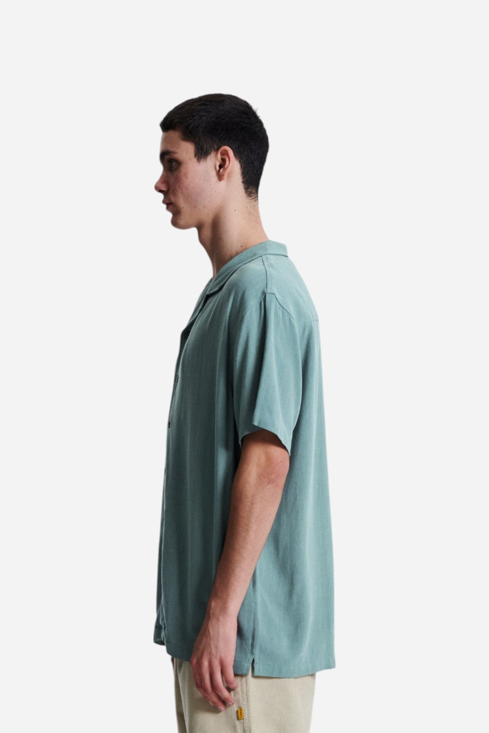 Ernie Resort SS Resort Shirt in Seagrass