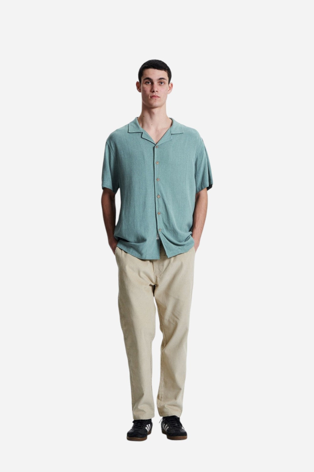Ernie Resort SS Resort Shirt in Seagrass