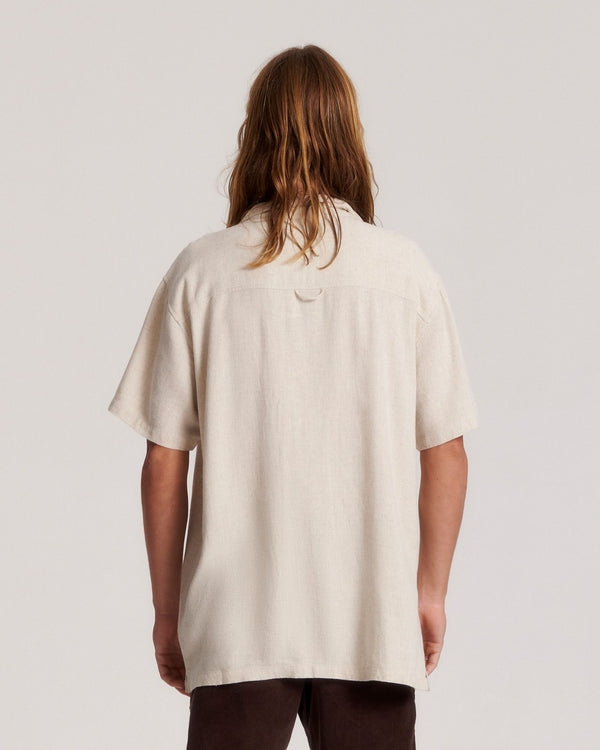 Ernie SS Resort Shirt in Oatmeal
