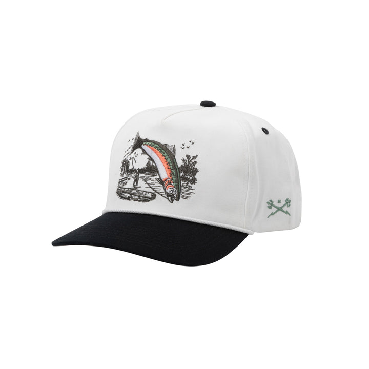 Redband Hat in Off White/ Black
