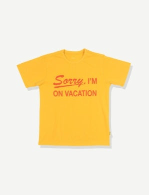 Sorry Tee in Yellow