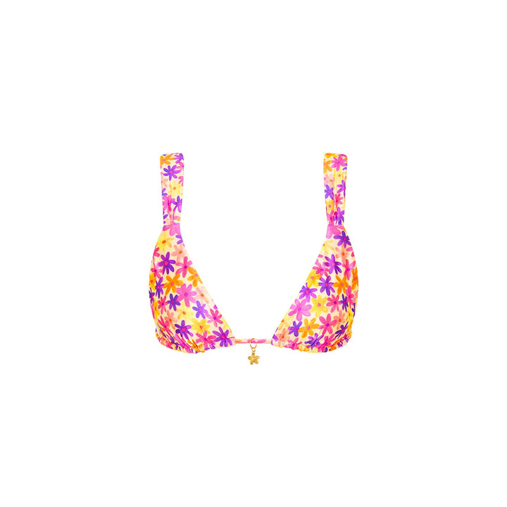 Slide Bralette Bikini Top in Daisy Dreamer
