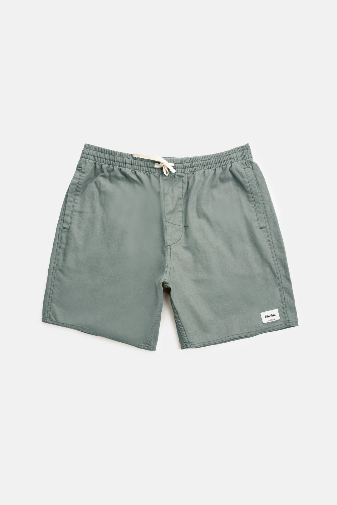 Rhythm Classic Linen Jam Shorts in Seafoam