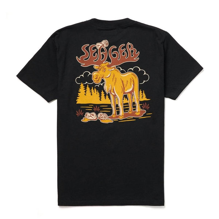 Tipsy Moose Tee Black