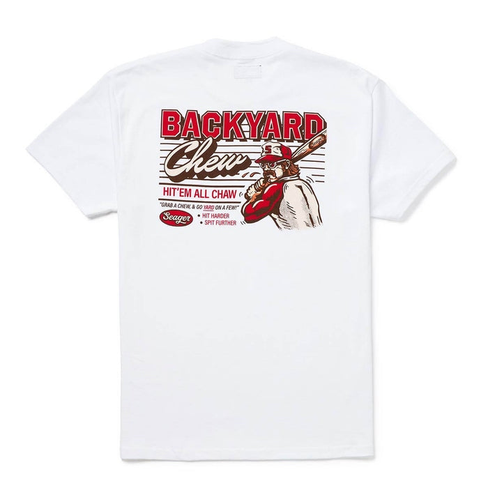 Backyard Chew Tee Vintage White