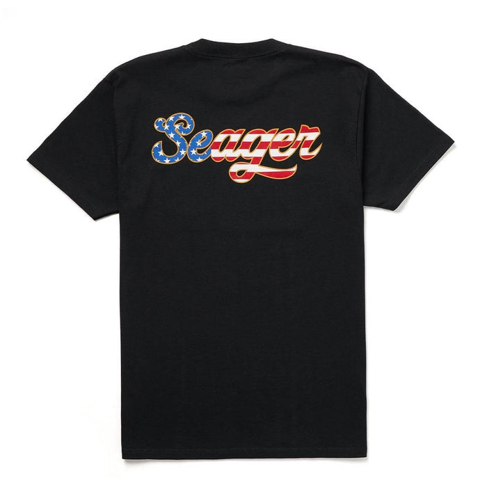 USA Russ Tee Vintage Black