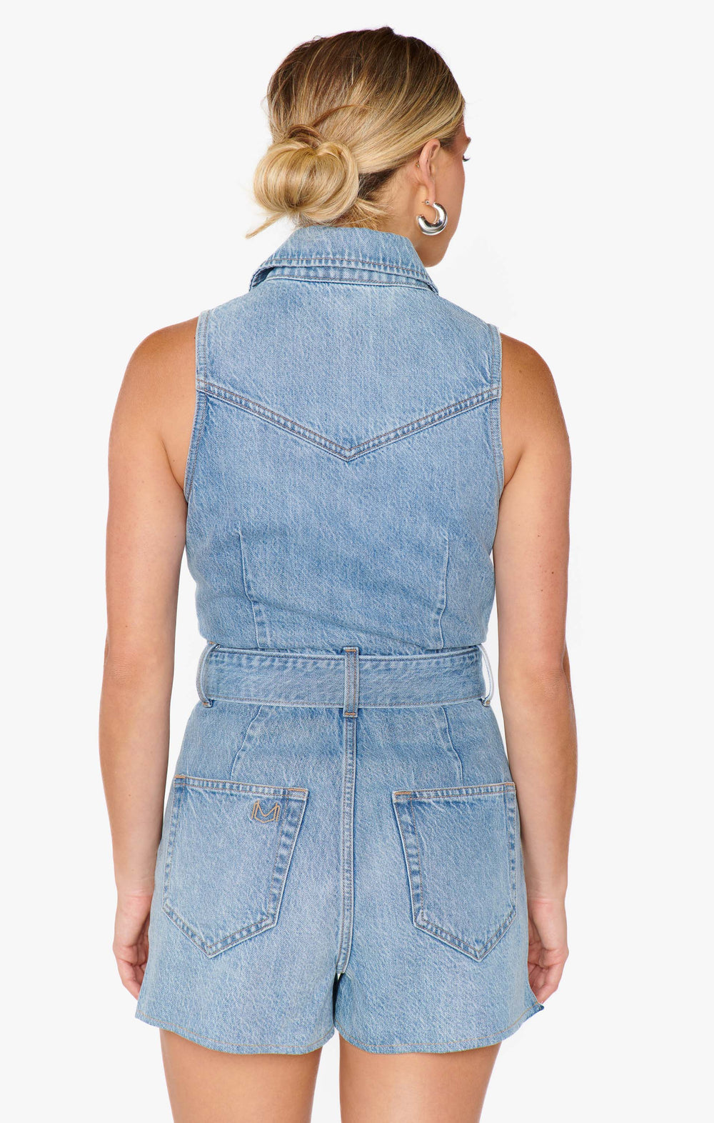 Rancho Mirage Romper in Hailstorm