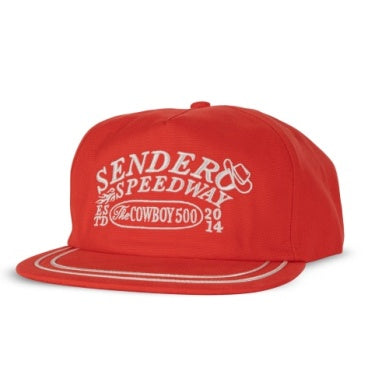 Sendero Speedway Hat in Red