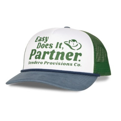 Easy Does It Hat in White/Green