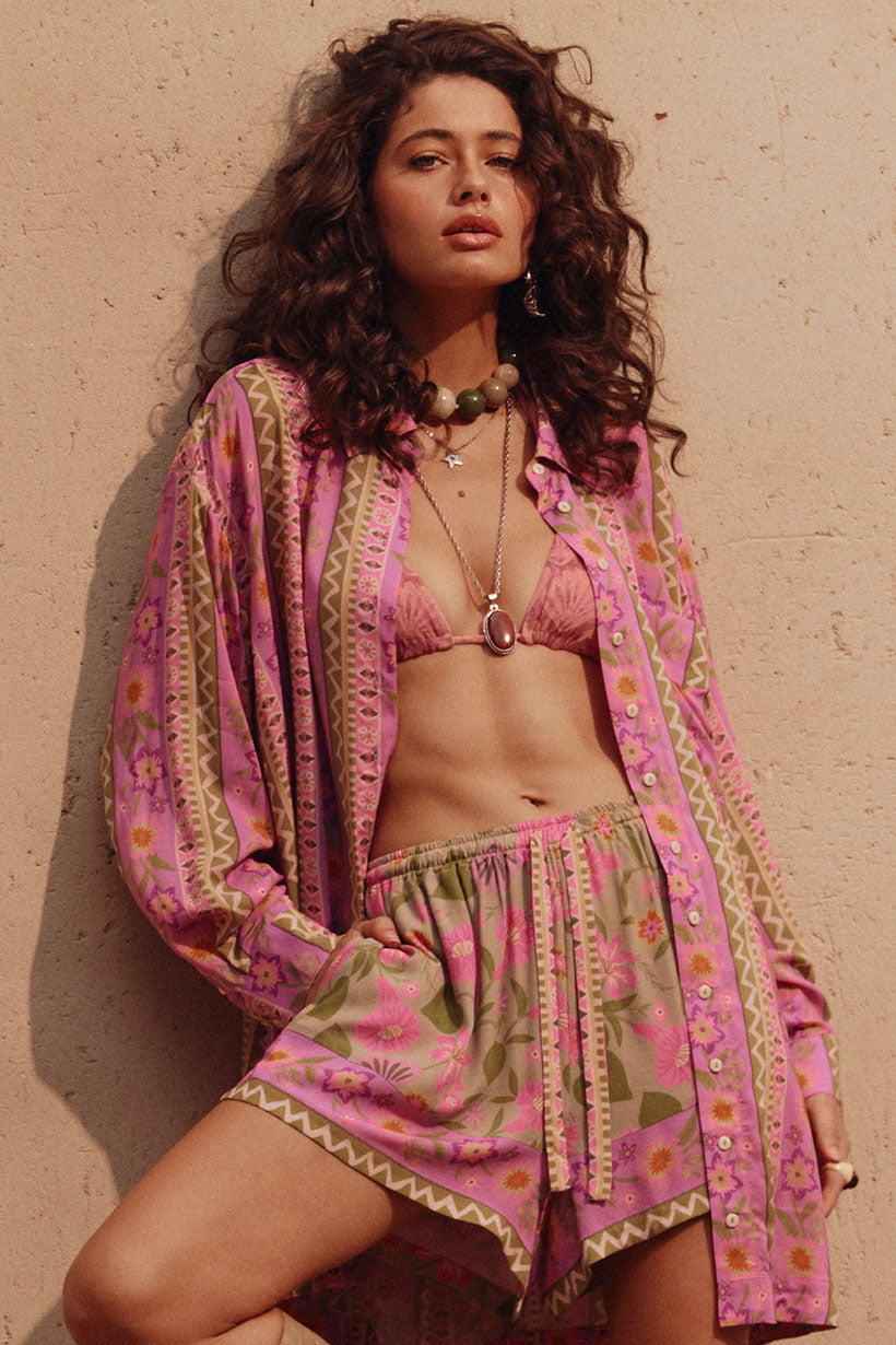 Goldie Shirt in Desert Rose