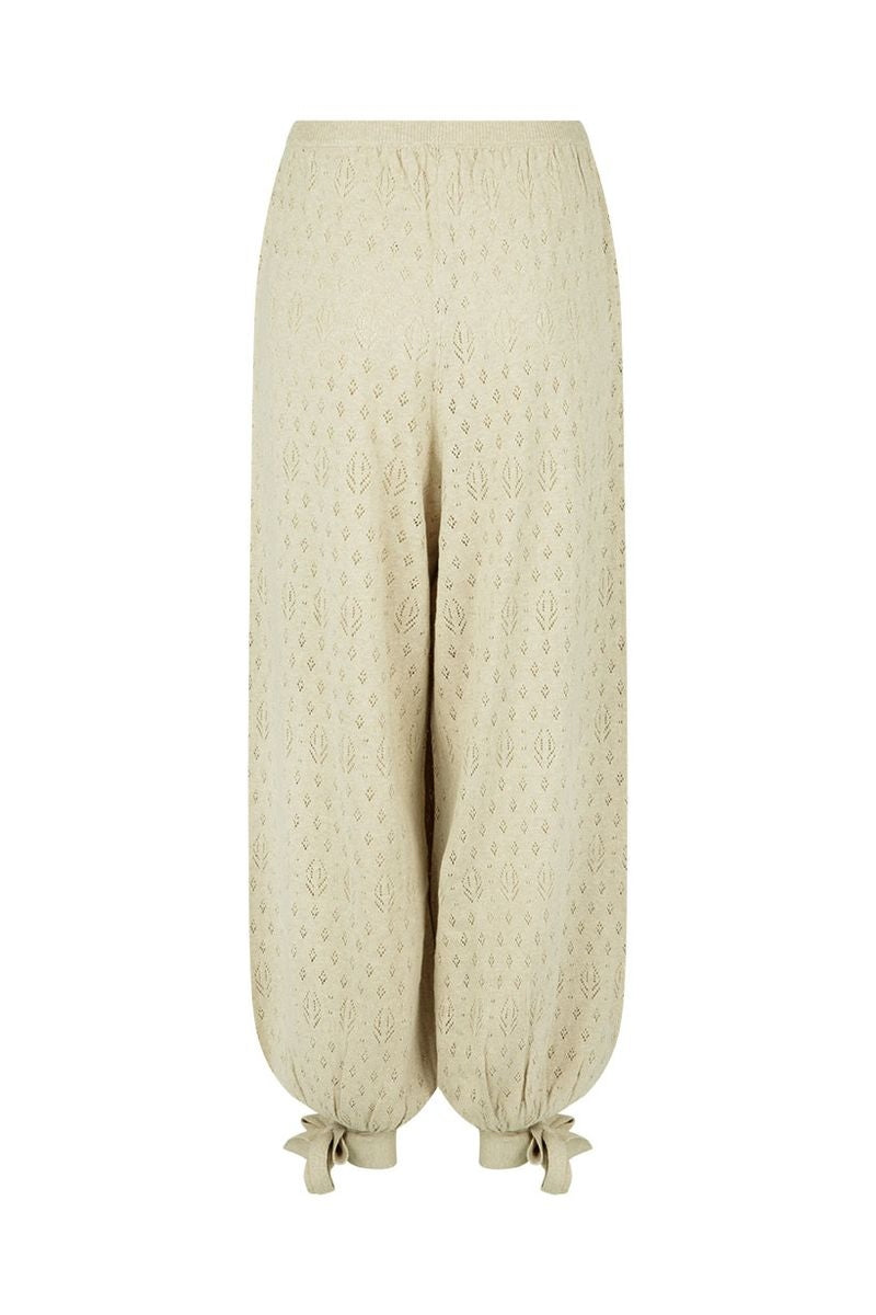 Rhodes Knit Harem Pant in Sand