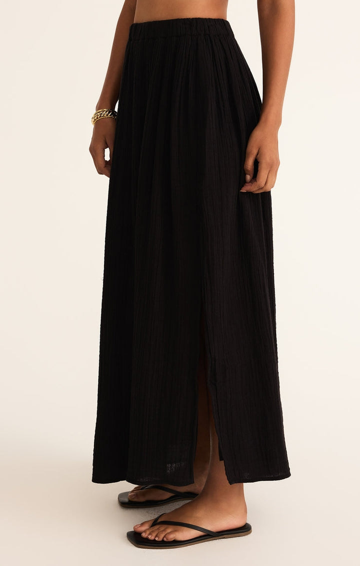 Reina Airy Skirt in Black