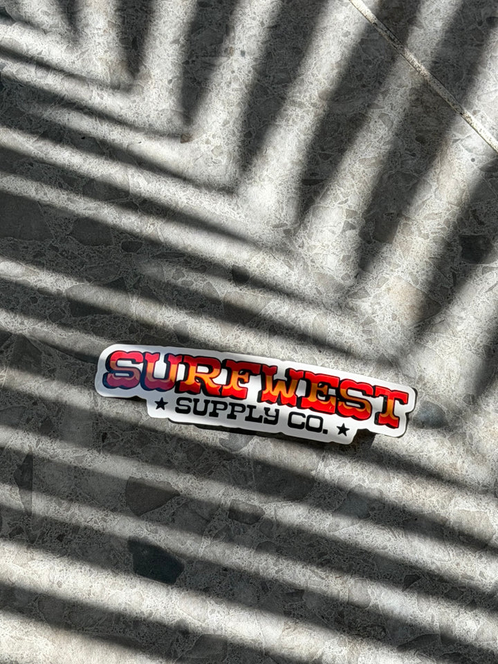 OG Surfwest Sticker in Red