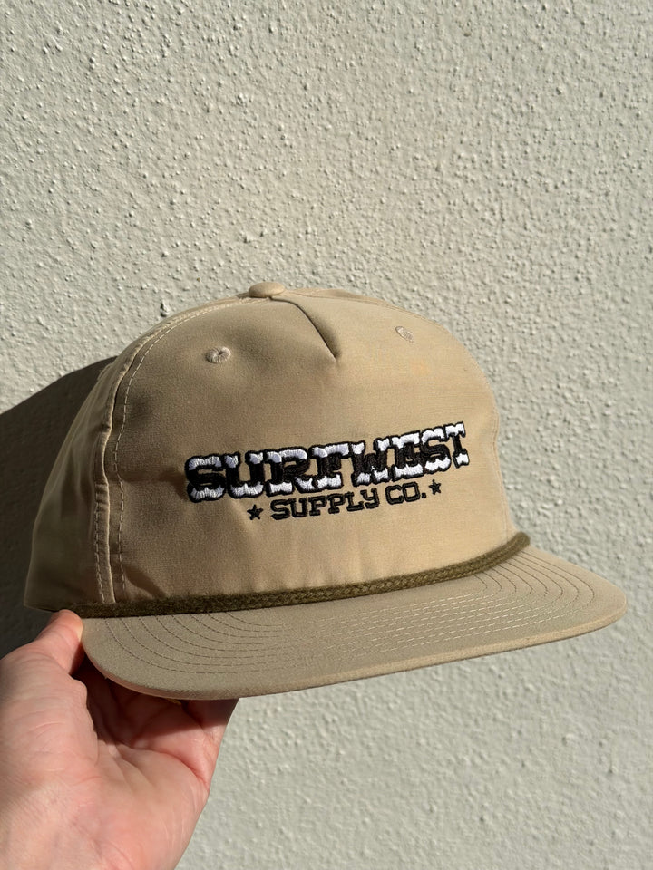 OG Surfwest Rope Trucker Hat in Dune