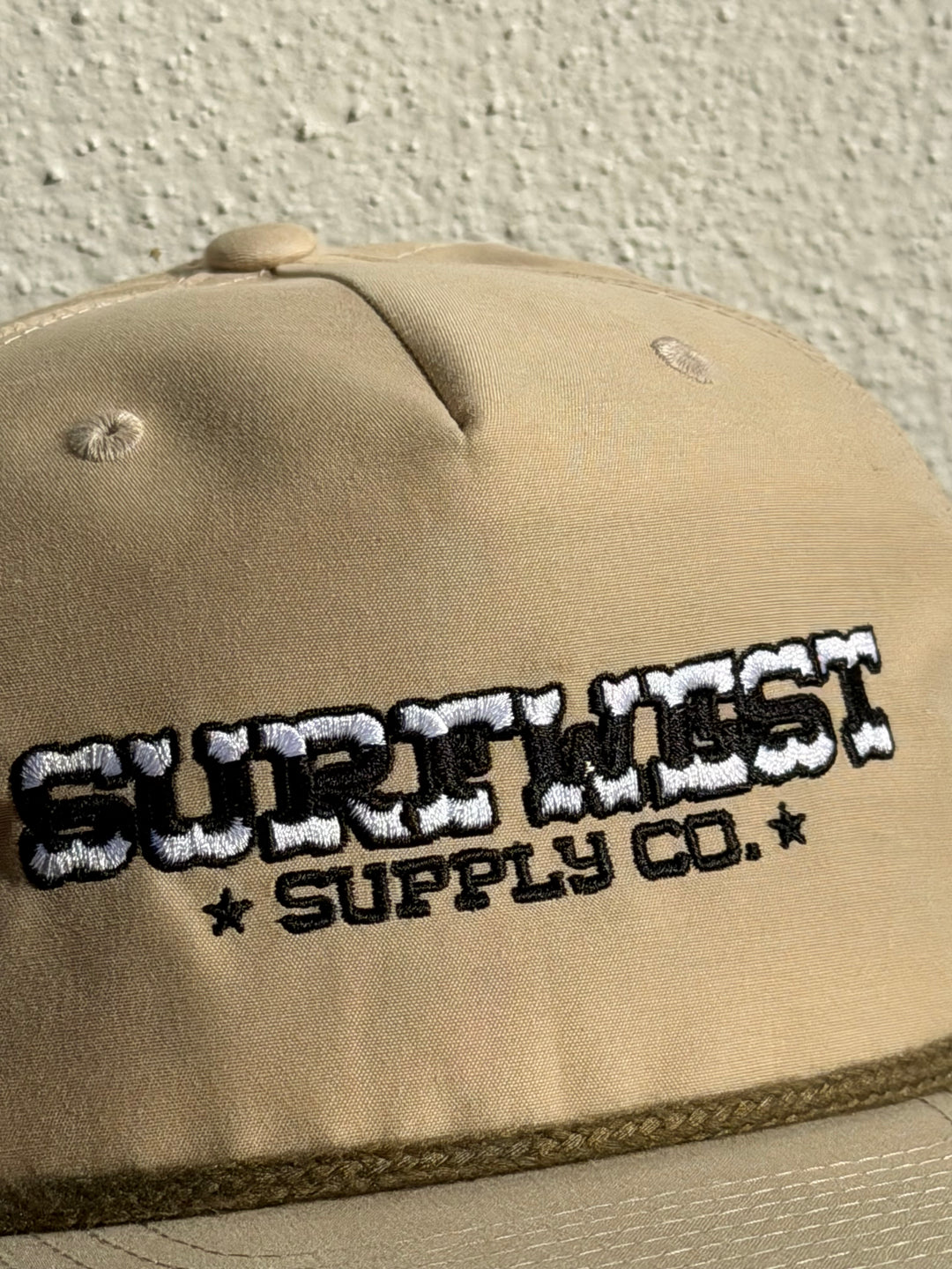 OG Surfwest Rope Trucker Hat in Dune