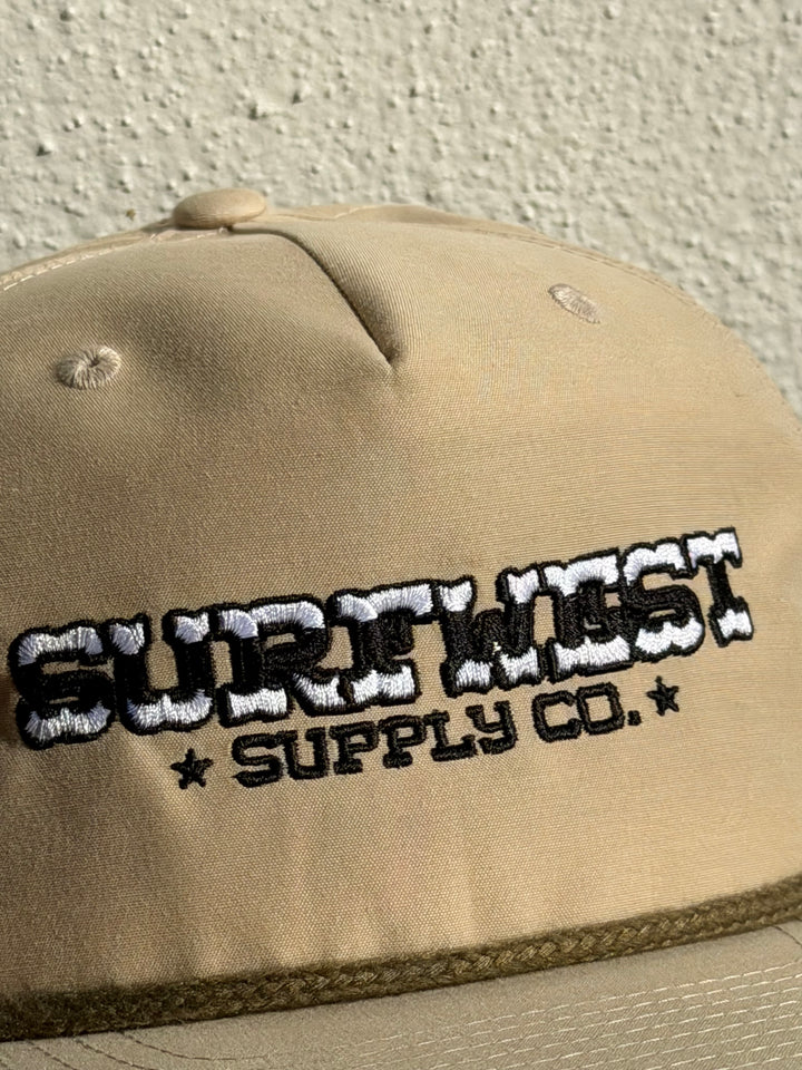 OG Surfwest Rope Trucker Hat in Dune