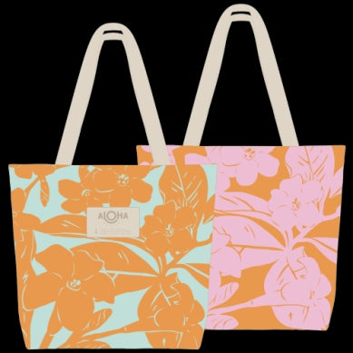 Lei Garden Reversible Tote in Splash