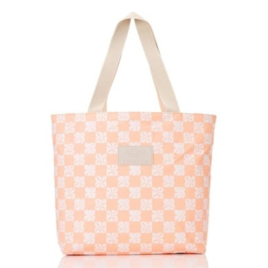 Pua Check Day Tripper Bag in Peachy
