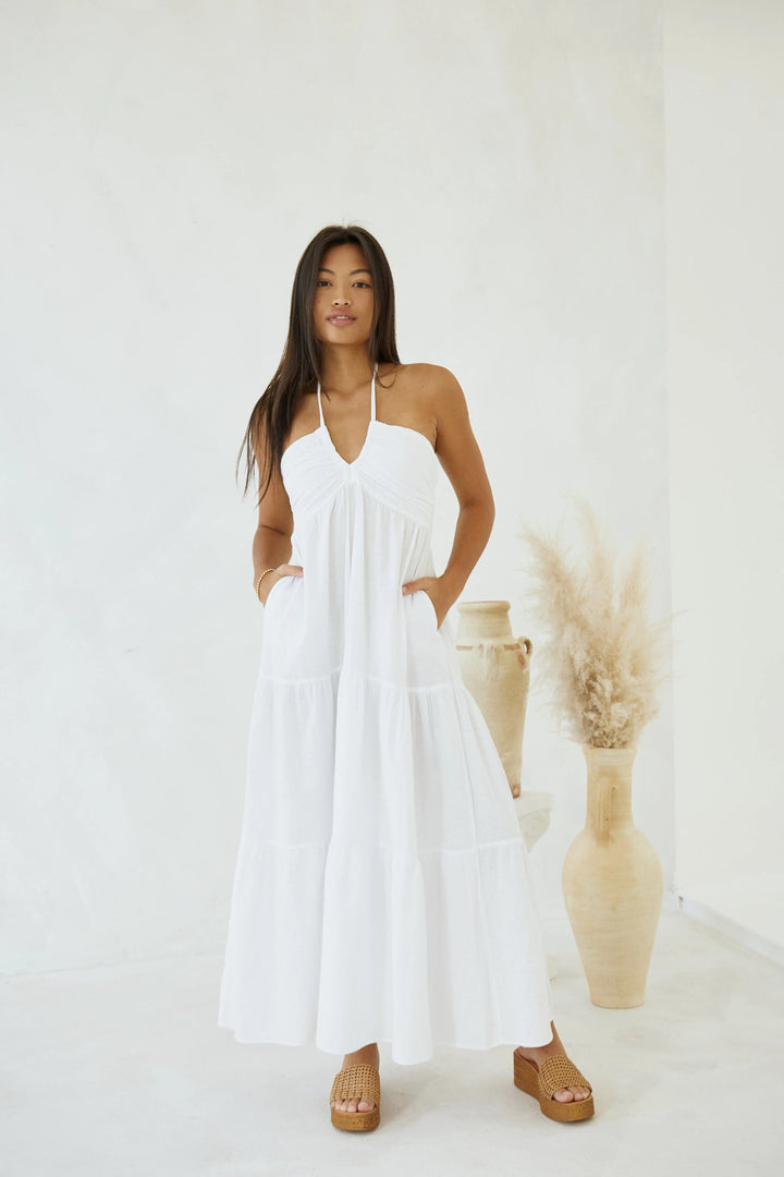 Carlotta Maxi Dress in White