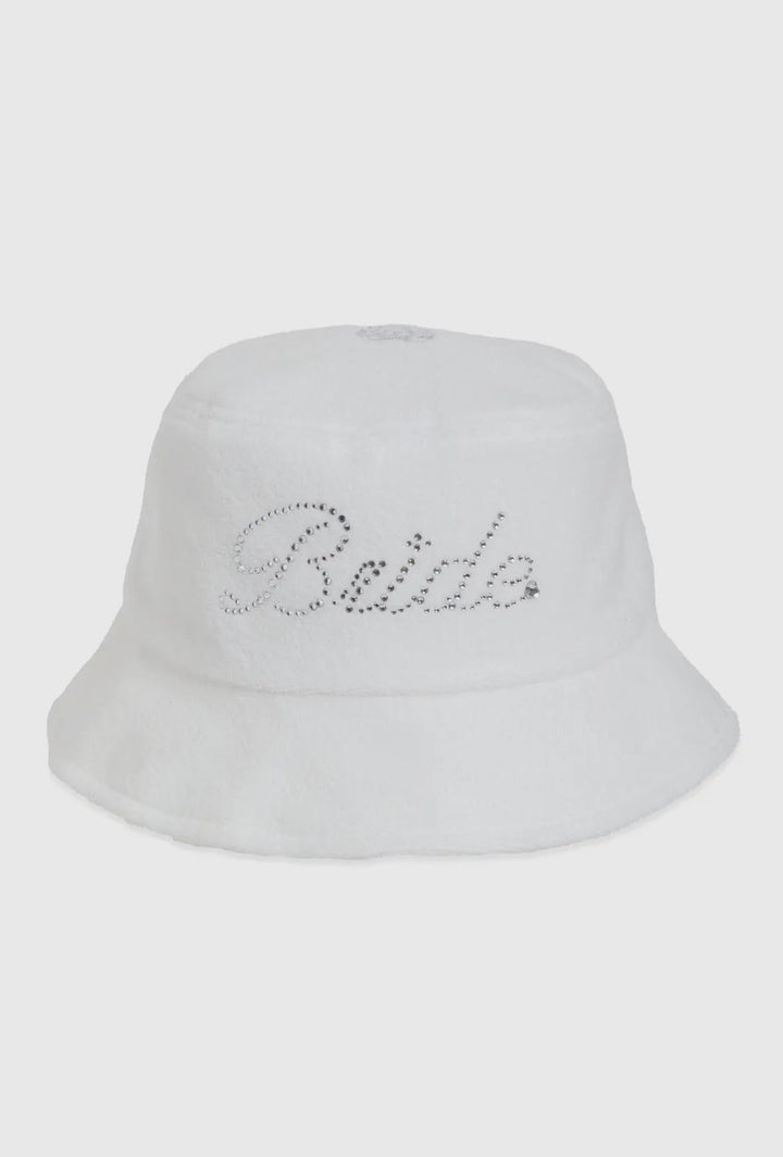 Rhinestone Bride Reversible Bucket Hat