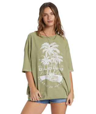 Tiki Tropics T-shirt in Avocado