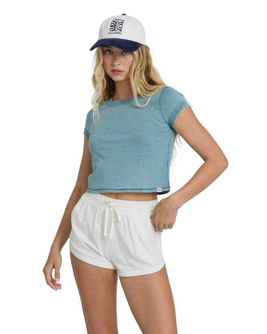 Road Trippin Shorts in Salt Crystal