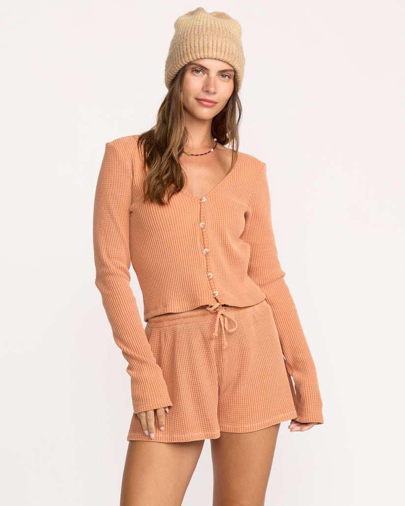 Paxton Long Sleeve Knit Top in Sunburnt