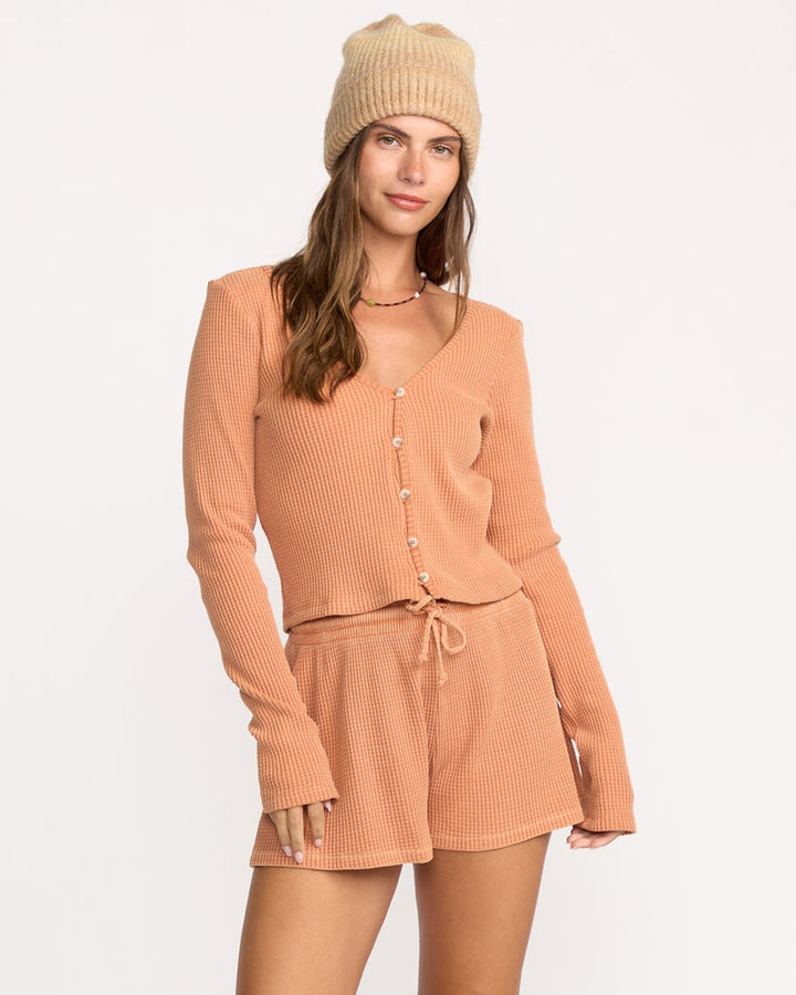 Paxton Long Sleeve Knit Top in Sunburnt