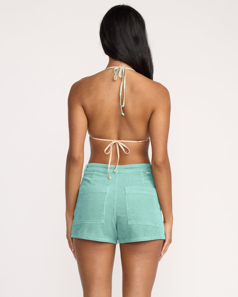 Free Fall Cord Short in Misty Blue