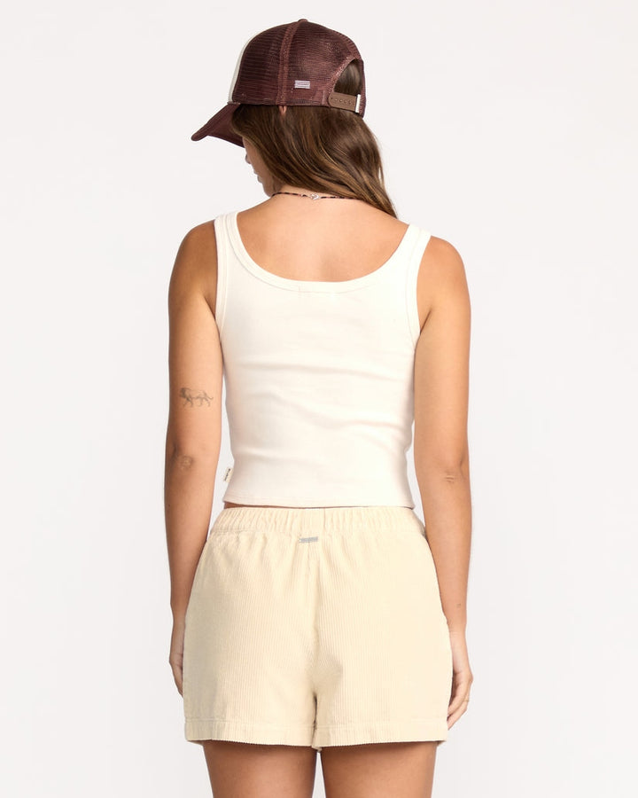 Goddess Knit Tank in Whitecap