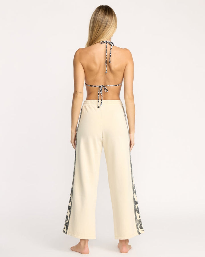 Sun Wave Track Pant in Whitecap