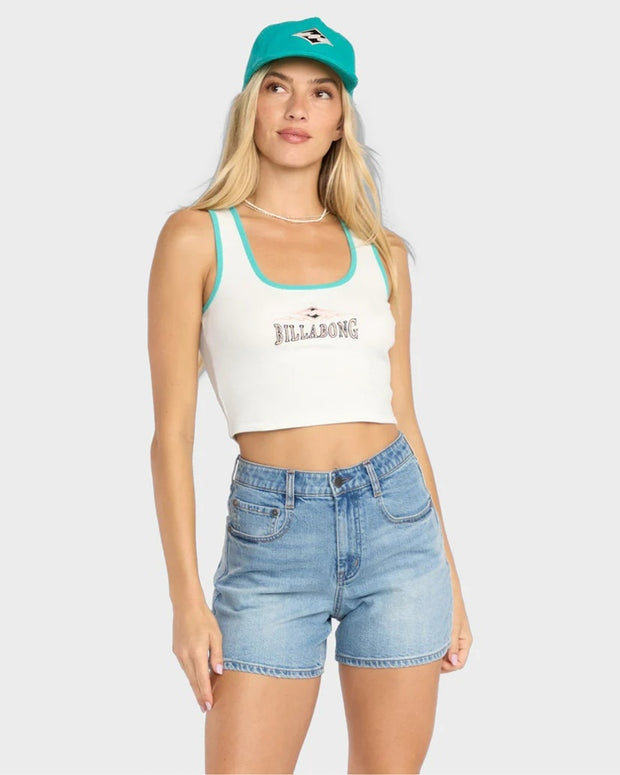 Wave Out Tank in Light Grey