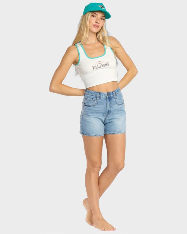 Wave Out Tank in Light Grey