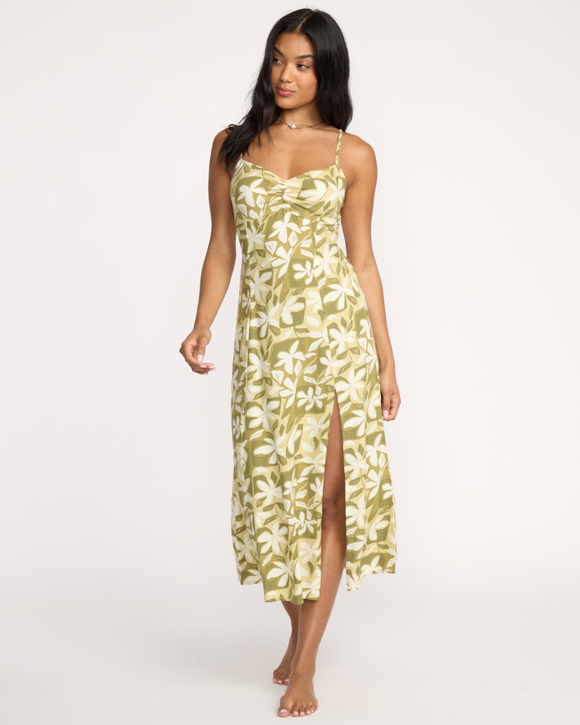 Sunset Love Dress in Light Olive
