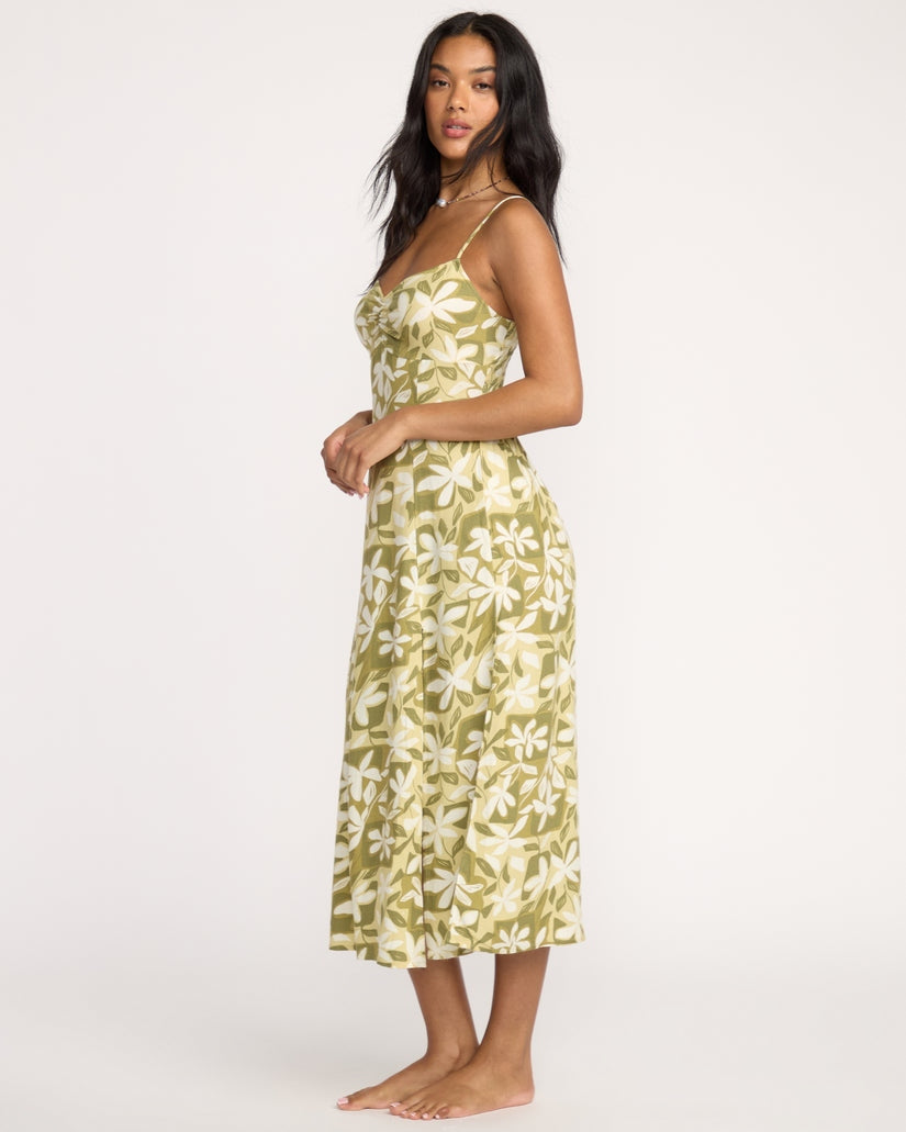 Sunset Love Dress in Light Olive