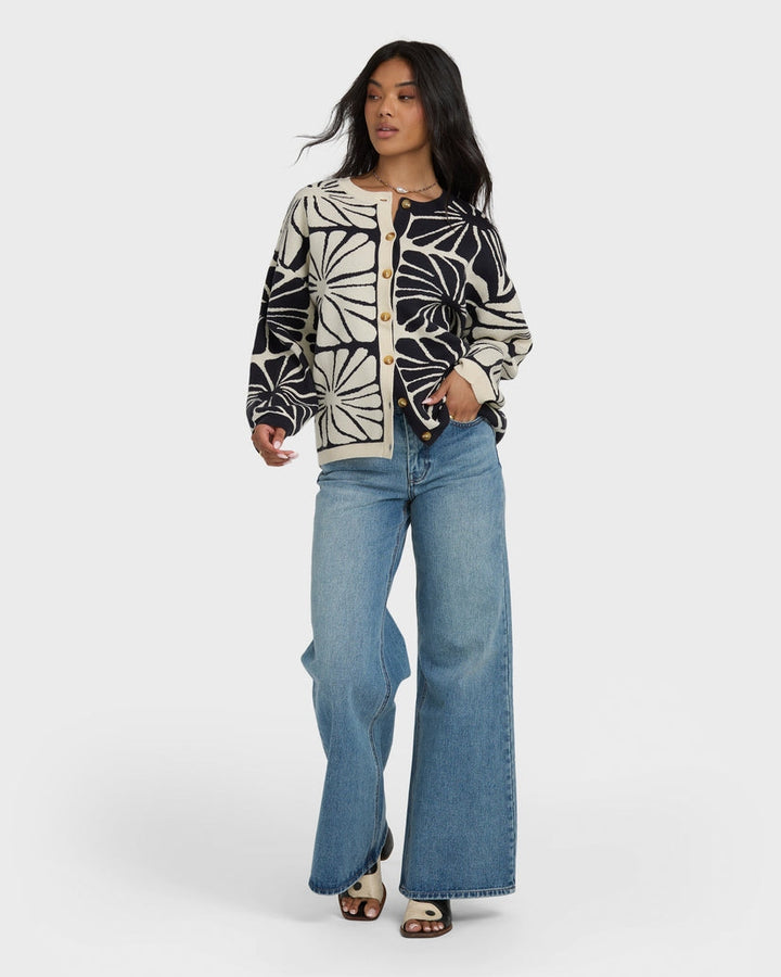 Overheated Cardi in Black Sands