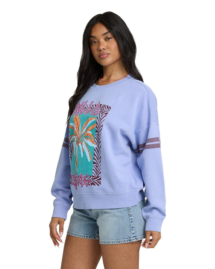 Echo Crew Fleece in Twilight Blue