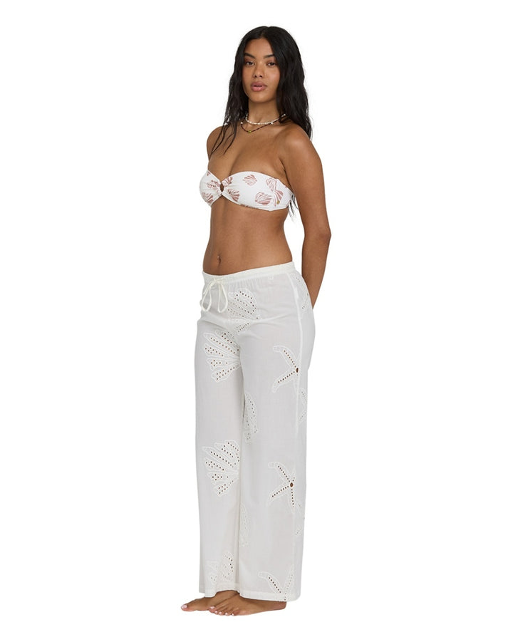 Beach Livin Pant in Salt Crystal