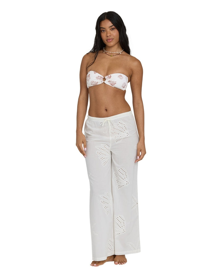 Beach Livin Pant in Salt Crystal