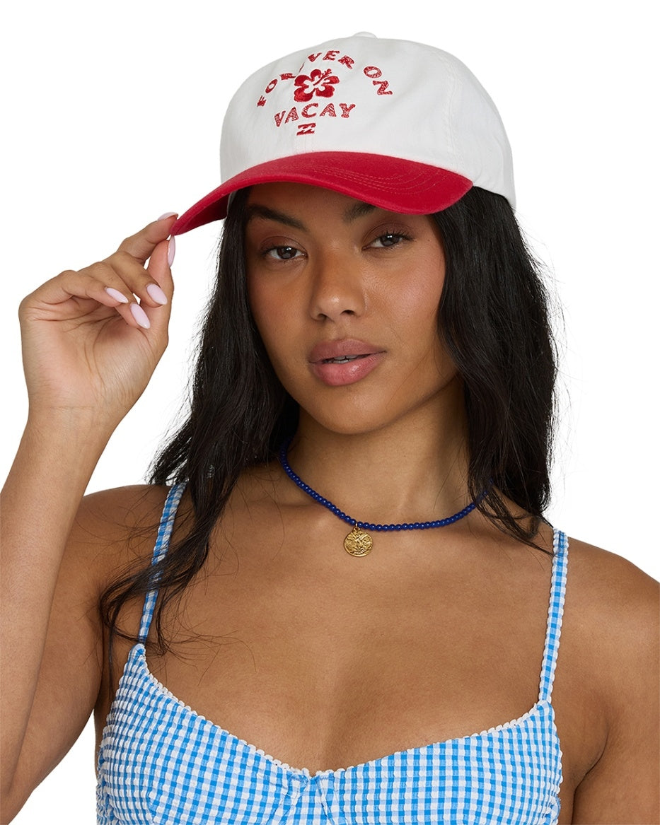 Dad Cap in Fiesta Red