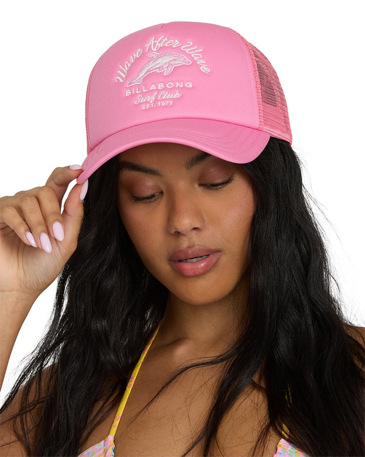 Grandpa Trucker Hat in Party Pink